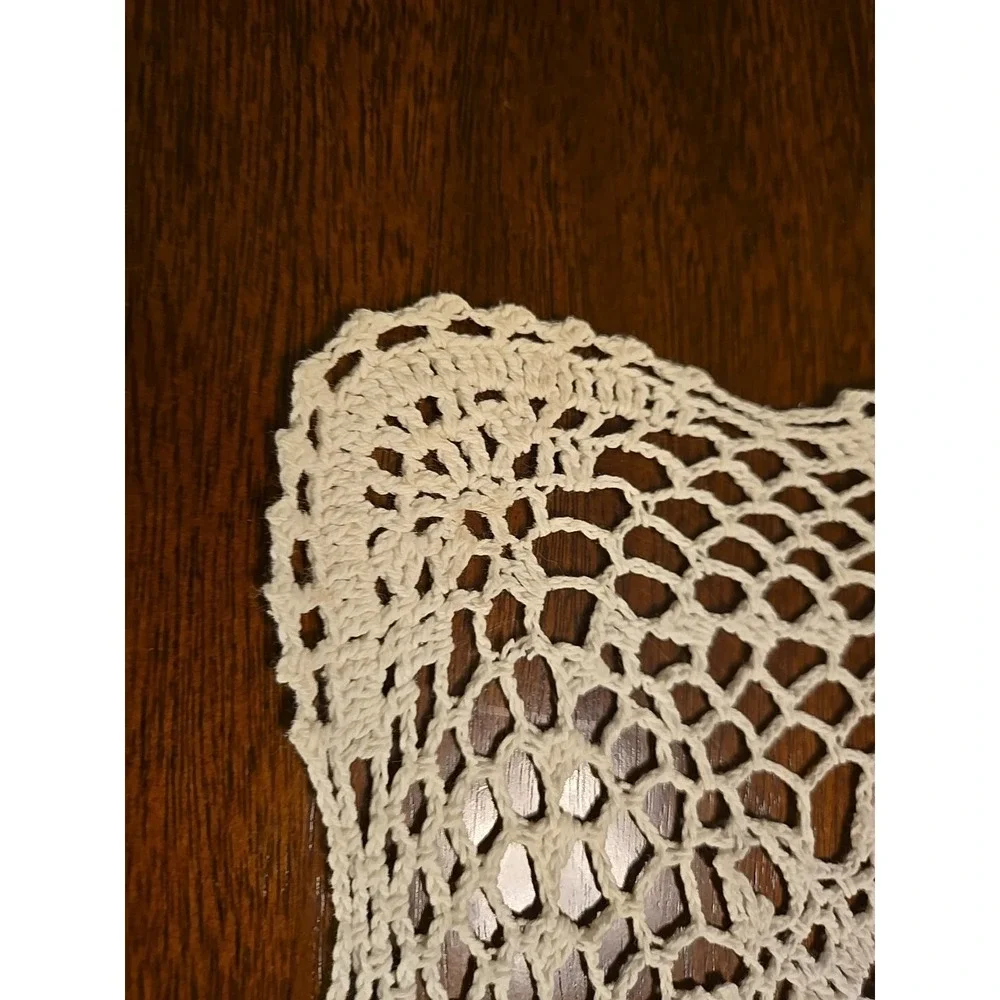Vtg Lot‎ Crochet embroidered table linens lot, Lace , Napkins Topper